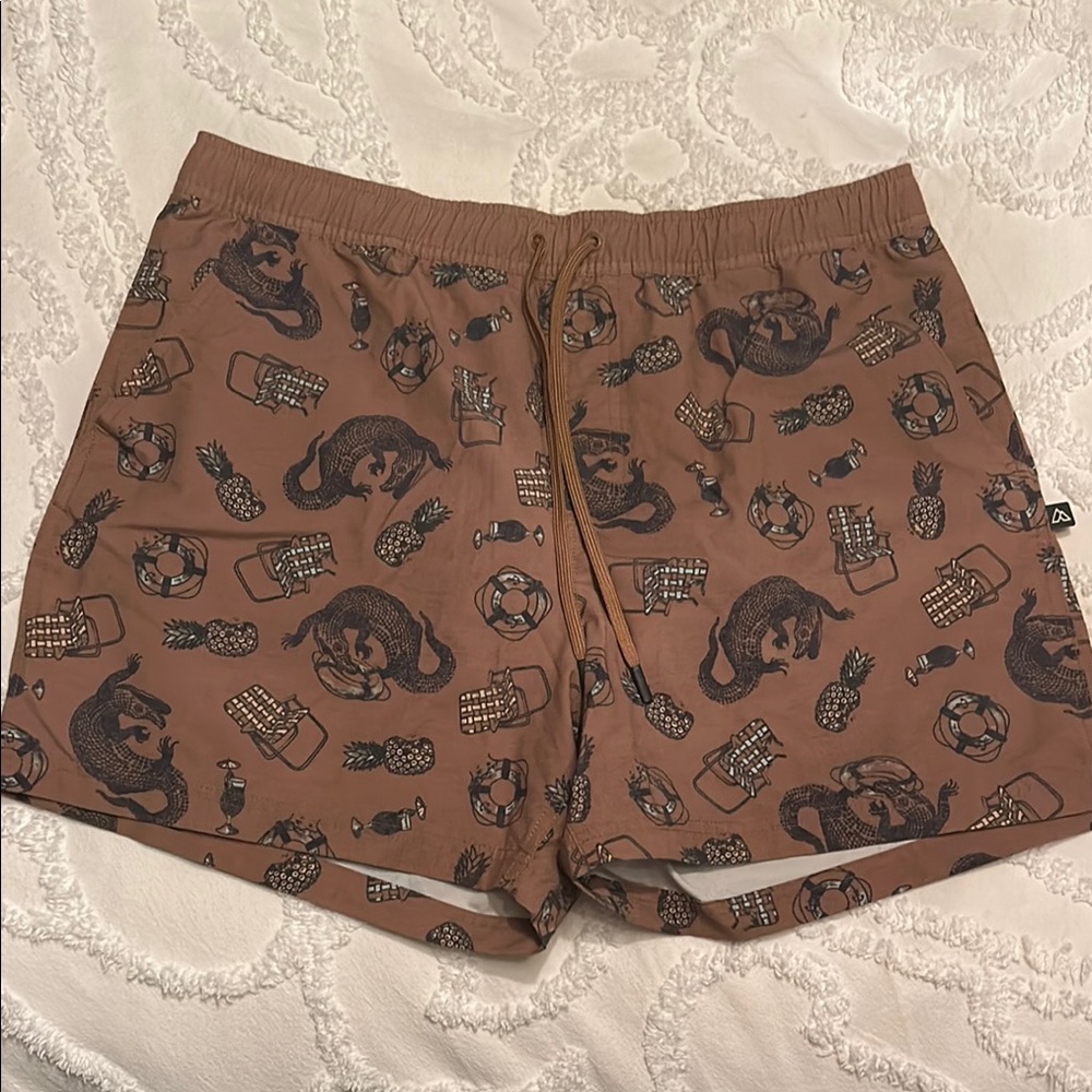 Alpine Design Tan Swim Shorts